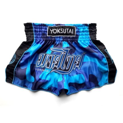 Short Muaythai Camu Azul